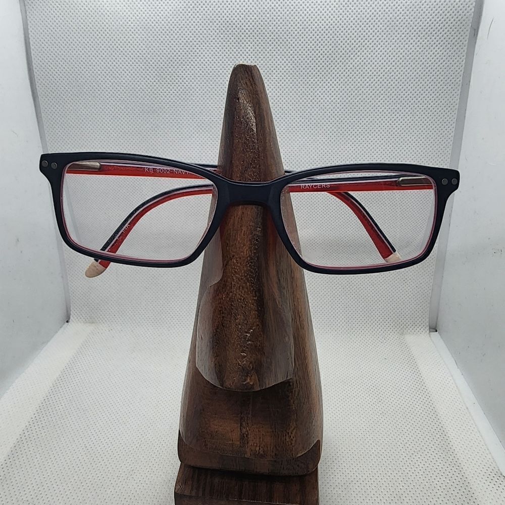 Raycers Navy Blue & Red Prescription Glasses Frames